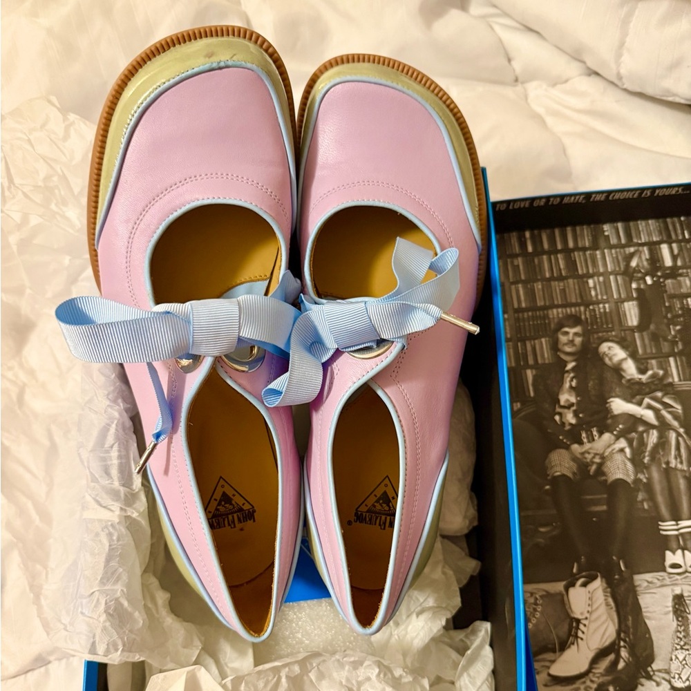 John Fluevog Vera Mary Hanes Size 9